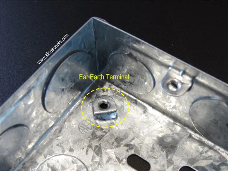 1 Gang Metal Knock Out Box